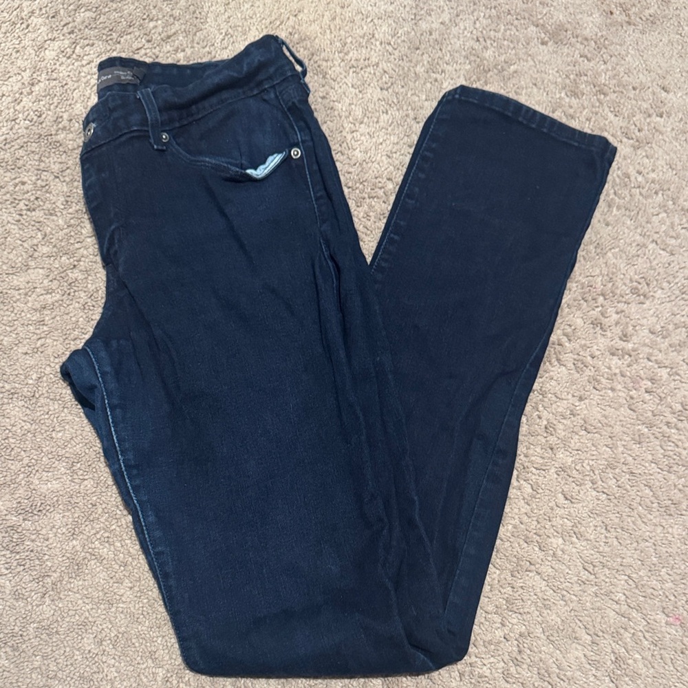 Levi's Women's Straight Leg Jeans - Dark Blue